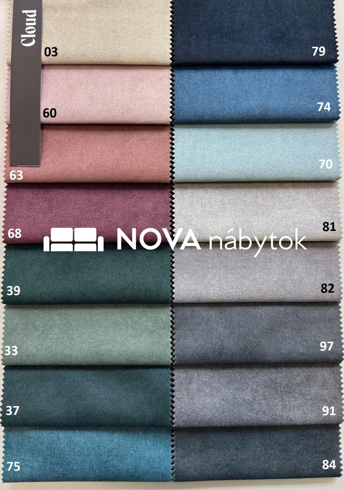 Cloud potahová látka Nábytek NOVA